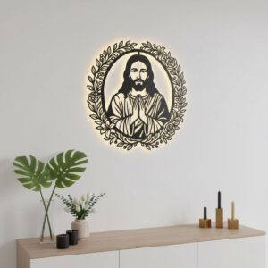 Christian Laser File Bundle, Praying Hands Wall Art, Faith Decor, Religious Designs