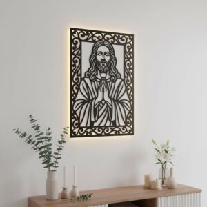 Christian Laser File Bundle, Praying Hands Wall Art, Faith Decor, Religious Designs