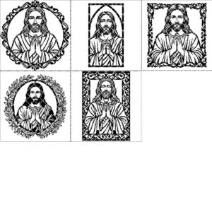 Christian Laser File Bundle, Praying Hands Wall Art, Faith Decor, Religious Designs