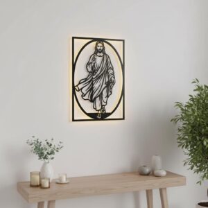 Christian Wall Art Laser File Bundle, Faith Silhouette, 7 Designs Download