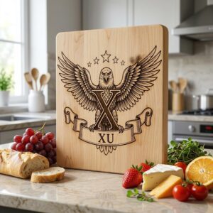 Monogram Bundle Animal Crest Family Name Vintage Engraving Charcuterie Art