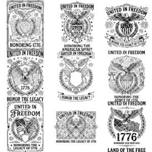 Patriotic Eagle Engraving, 250th Anniversary Americana, Laser Design File