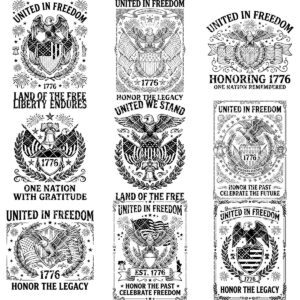 Patriotic Eagle Engraving, 250th Anniversary Americana, Laser Design File